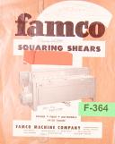 Famco-Famco EW Models Shear Install Service and parts Manual-1010-1096-1212-1414-EW-01